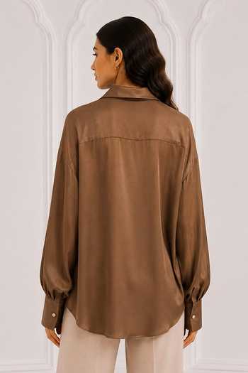 Nivedita Saboo Geometric Embroidered Shirt 
