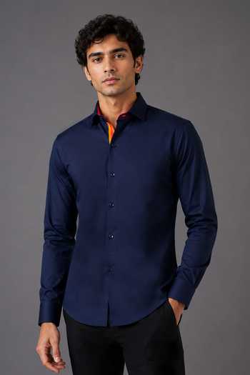 Nivedita Saboo Contrast Accent Panel Shirt 