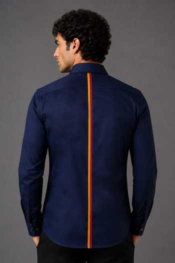 Nivedita Saboo Contrast Accent Panel Shirt 