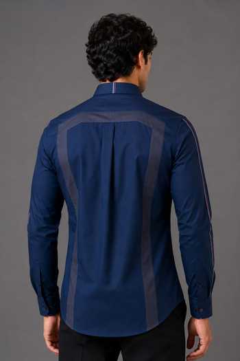 Nivedita Saboo Tonal Panel Detailed Shirt 