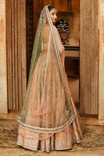 MATSYA The Royal Pichwai Embroidered Bridal Lehenga Set