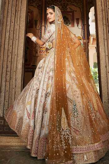 MATSYA The Udaivan Embroidered Bridal Lehenga Set 