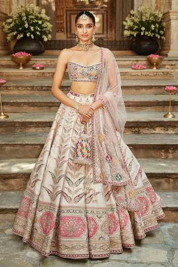 MATSYA The Rambagh Zardozi Embroidered Bridal Lehenga Set
