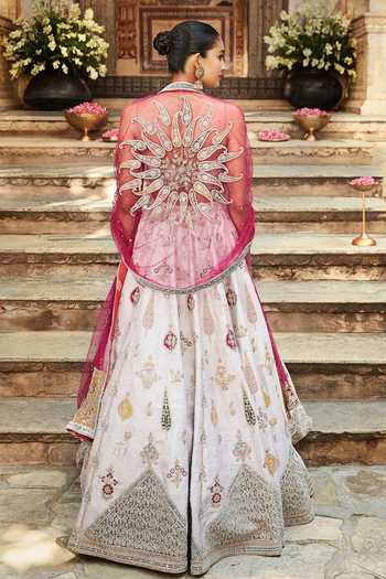 MATSYA Udai Bagh Embroidered Bridal Lehenga Set 
