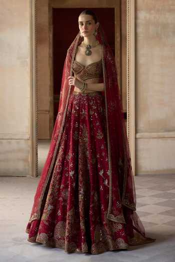 MATSYA The Royal Tree Of Life Bridal Lehenga Set