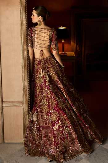 MATSYA The Vintage Tuscan Heritage Bridal Lehenga Set
