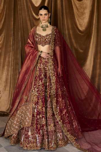 MATSYA The Vintage Tuscan Heritage Bridal Lehenga Set