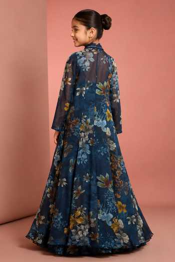 Neha Khullar Printed Jacket Sharara Set 