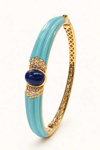 Tad Accessories Enamelled Bangle 