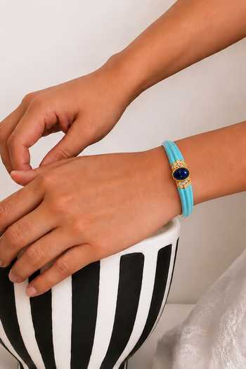 Tad Accessories Enamelled Bangle 