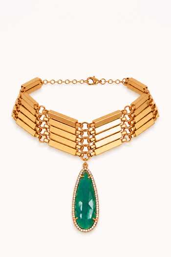 Tad Accessories Stone Pendant Necklace 