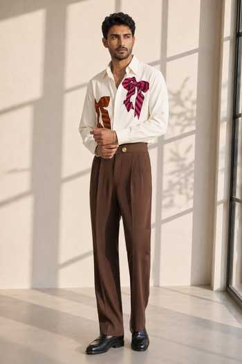 ROHIT DOSHI Tiecoon Bow Pattern Shirt 