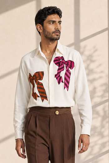 ROHIT DOSHI Tiecoon Bow Pattern Shirt 