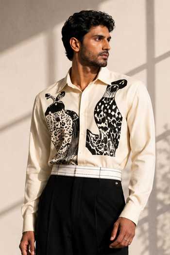 ROHIT DOSHI Graphic Print Shirt 