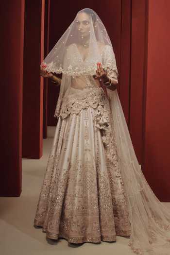Dolly J Moonveil Embroidered Bridal Lehenga 