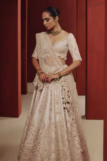 Dolly J Moonveil Embroidered Bridal Lehenga 