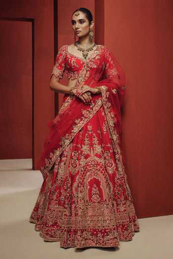 Dolly J Elysian Embroidered Bridal Lehenga Set 
