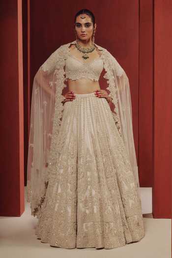 Dolly J Pearl Elan Embroidered Bridal Lehenga Set 