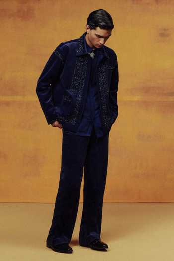 Dolly J The Prussian Noir Open Jacket & Pant Set 