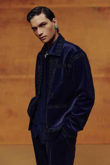 Dolly J The Prussian Noir Open Jacket & Pant Set 