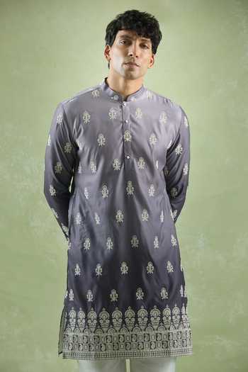 Arihant Rai Sinha Floral Embroidered Kurta Set 