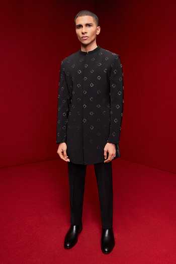 Tisa - Men Cutdana Embroidered Sherwani & Kurta Set 