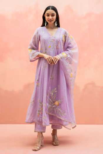 AM by Anita Mittal Pari Embroidered Anarkali Set 