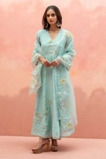 AM by Anita Mittal Pari Embroidered Anarkali Set 