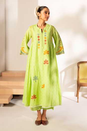 AM by Anita Mittal Ziya Pure Cotton Tunic & Pant Set 