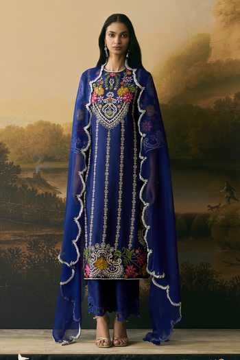 Chandrima Floral Embroidered Kurta & Pant