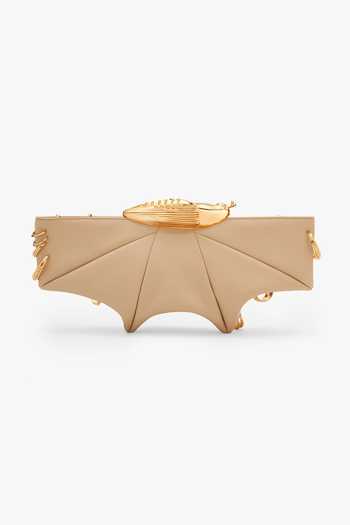 Shop_Outhouse_Gold Koko Embellished Clutch _Online_at_Aza_Fashions