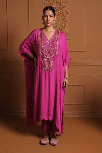 Sonia Khatri The Zeenat Embroidered Kaftan & Pant Set