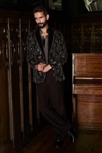 Varun Chakkilam Midnight Monarch Blazer Set 