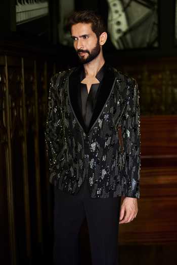 Varun Chakkilam Midnight Monarch Blazer Set 