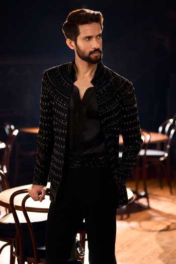 Varun Chakkilam Nero Embellished Jacket Set