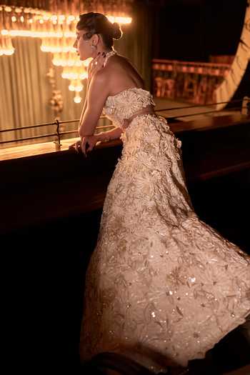 Varun Chakkilam Lunar Bloom Lehenga Set