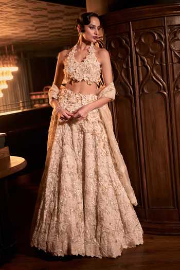 Varun Chakkilam Lunar Bloom Lehenga Set