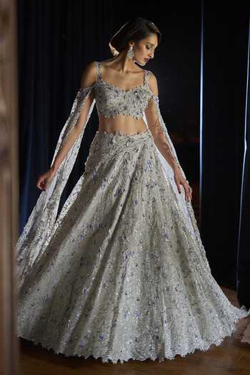Varun Chakkilam Lunar Goddess Lehenga Set