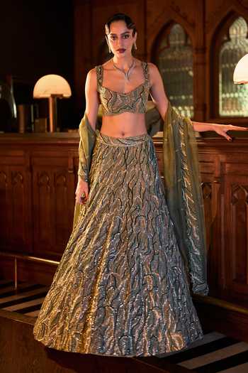 Varun Chakkilam Olivia Embellished Lehenga Set