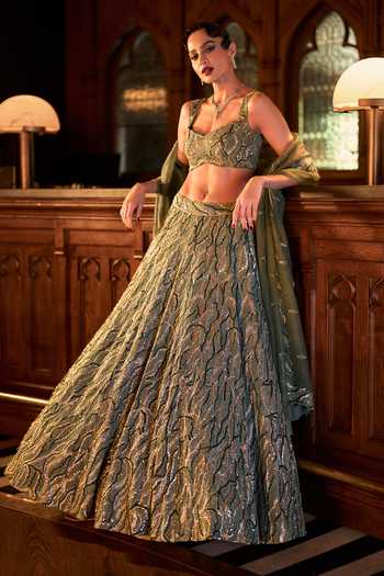 Varun Chakkilam Olivia Embellished Lehenga Set
