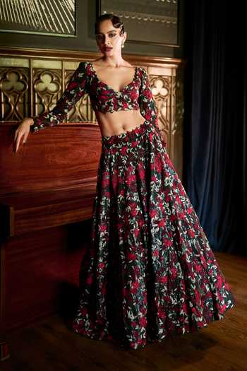 Varun Chakkilam Elysian Bloom Lehenga Set