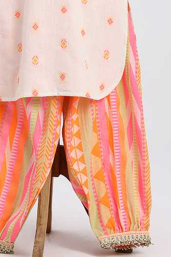 Buy MINIME ORGANICS Off White Cotton Butti Print Kurta And Salwar Set Online at Aza Fashions Buy_MINIME ORGANICS_Off White Cotton Butti Print Kurta And Salwar Set _Online_at_Aza_Fashions
