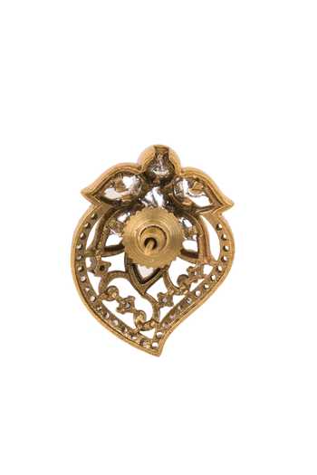 Buy Nazaakat By Samara Singh Gold Plated Cutwork Lead Studded Earrings Online at Aza Fashions Buy_Nazaakat By Samara Singh_Gold Plated Cutwork Lead Studded Earrings _Online_at_Aza_Fashions