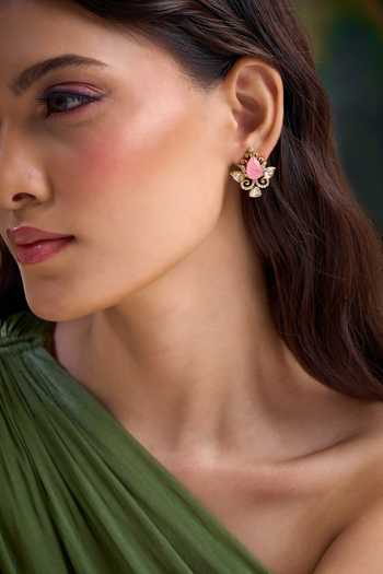 Nazaakat By Samara Singh Embellished Stud Earrings
