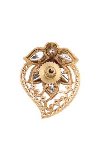 Buy Nazaakat By Samara Singh Red Kairi Embellished Stud Earrings Online at Aza Fashions Buy_Nazaakat By Samara Singh_Red Kairi Embellished Stud Earrings _Online_at_Aza_Fashions