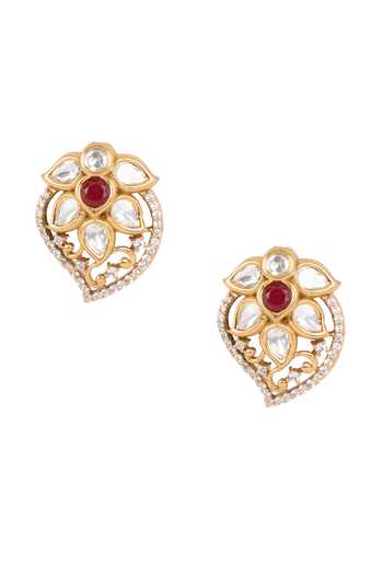Nazaakat By Samara Singh Kairi Embellished Stud Earrings