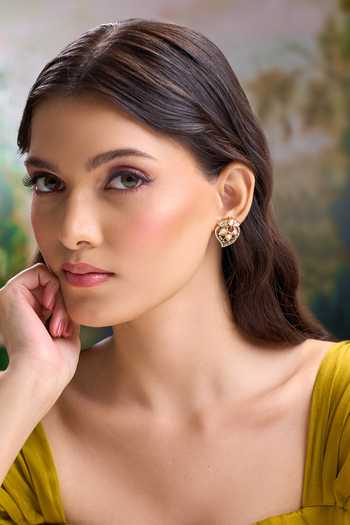 Nazaakat By Samara Singh Kairi Embellished Stud Earrings