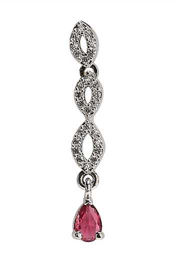 Nazaakat By Samara Singh_Silver Plated Cutout Motif Necklace Set _Online_at_Aza_Fashions