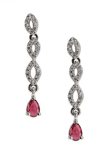 Buy_Nazaakat By Samara Singh_Silver Plated Cutout Motif Necklace Set 