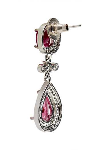 Buy Nazaakat By Samara Singh Silver Plated Stone Studded Necklace Set Online at Aza Fashions Buy_Nazaakat By Samara Singh_Silver Plated Stone Studded Necklace Set _Online_at_Aza_Fashions
